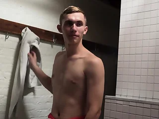 MormonBoyz - Two Scalding Rector Boys Fuck There Get under one's Bathroom